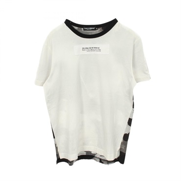 ドルチェアンドガッバーナ カモフラージュ 切替 半袖Tシャツ 衣料品 トップス メンズ G8MW0Z