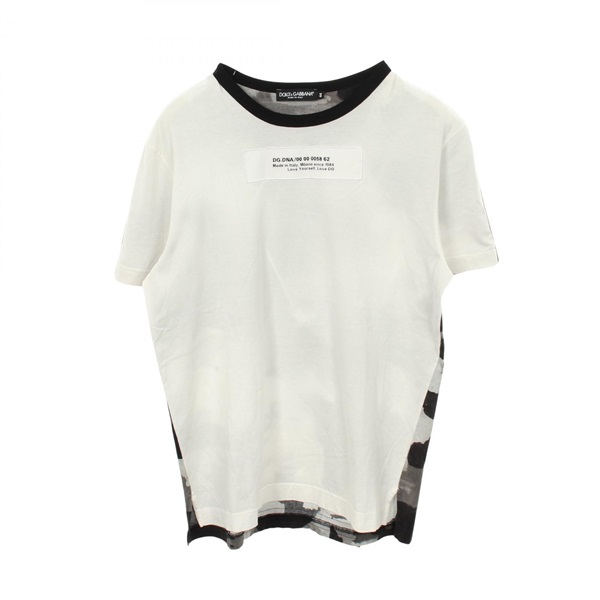 ドルチェアンドガッバーナ カモフラージュ 切替 半袖Tシャツ 衣料品 トップス メンズ G8MW0Z