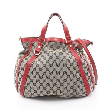 グッチ アビー GGキャンバス 2WAY トートバッグ バッグ レディース 130734