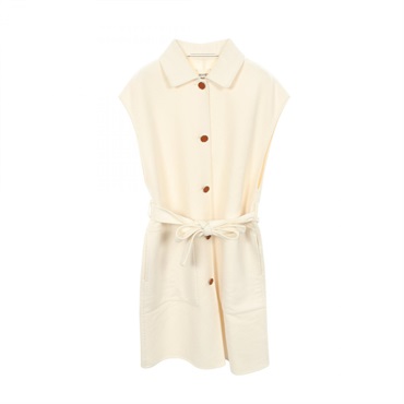 エルメス クルードセル ロングジレ ベスト 衣料品 トップス レディース 4E0101DA