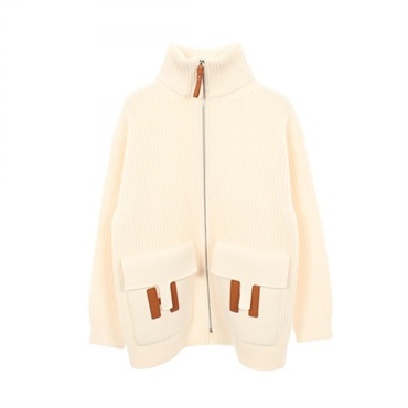 エルメス ラウンジウェア ヴォヤージュ ジップアップ ニット 衣料品 トップス レディース 2H2204DA