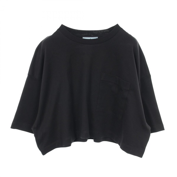 プラダ(PRADA)プラダ クロップド丈 半袖Tシャツ 衣料品 トップス 