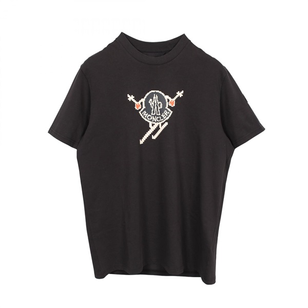 トップス T シャツ moncler ロゴ MONCLER コットン ロゴ Tシャツ 大人