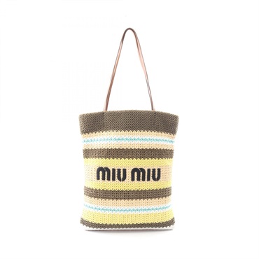 ミュウ ミュウ ロゴ トートバッグ バッグ レディース 5BG248