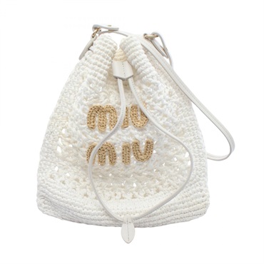 ミュウ ミュウ ミニバケットバッグ ハンドバッグ バッグ レディース 5ND016