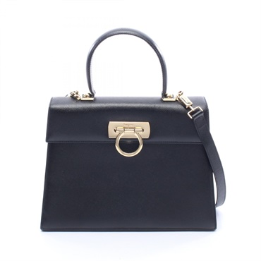 サルヴァトーレフェラガモ ガンチーニ 2WAY ハンドバッグ バッグ レディース