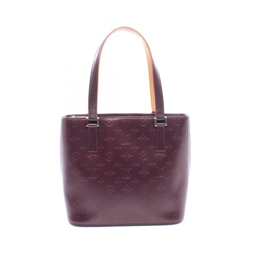 ルイ・ヴィトン ストックトン モノグラムマット ヴィオレ ハンドバッグ バッグ レディース M55116