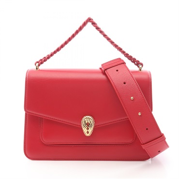 ブルガリ セルペンティ 2WAY ハンドバッグ バッグ レディース