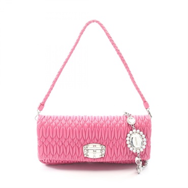 ミュウ ミュウ NAPPA CRYSTAL マテラッセ ショルダーバッグ バッグ レディース RP0233