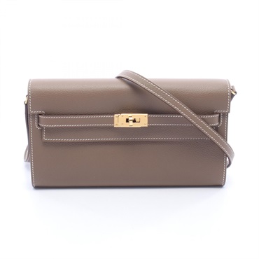 エルメス ケリートゥーゴー エトゥープ ショルダーバッグ バッグ レディース