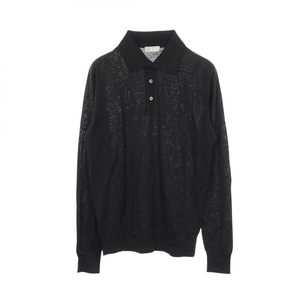 Dior Homme 04SS BEE刺繍 長袖Tシャツ ディオール(Dior)ディオール BEE刺繍 長袖 ニット ポロシャツ 衣料品