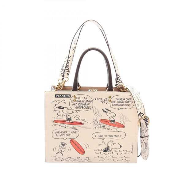 コーチ COACH × PEANUTS ローグバッグ 3WAY ハンドバッグ バッグ レディース CCB05