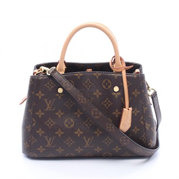 ルイ・ヴィトン モンテーニュBB モノグラム 2WAY ハンドバッグ バッグ レディース M41055
