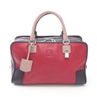 美品　LOEWE(ロエベ)　赤　ハンドバッグ パーティーバッグ ロエベ バッグ【公式】新品中古品どちらもブランドの通販ならブランド