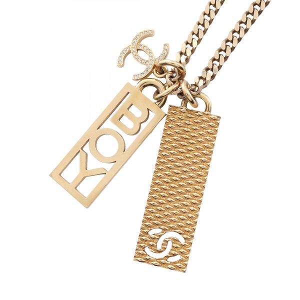 R*様 CHANELCoCoマークネックレス シャネル(CHANEL)シャネル ココマーク プレート ネックレス ジュエリー