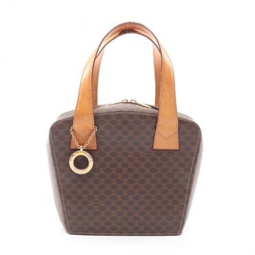 セリーヌ マカダム ラウンドチャーム ハンドバッグ バッグ レディース