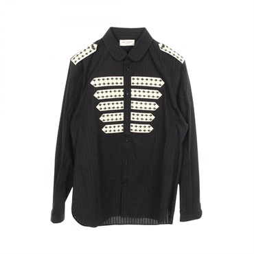サンローランパリ ビーズ刺繍 長袖 その他トップス 衣料品 トップス メンズ 599691