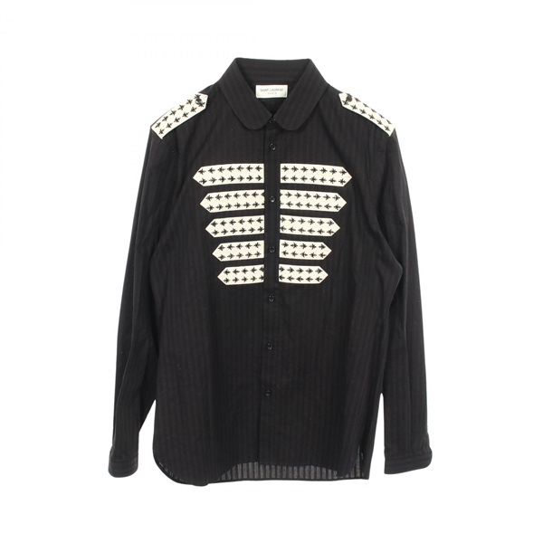 サンローランパリ ビーズ刺繍 長袖 その他トップス 衣料品 トップス メンズ 599691
