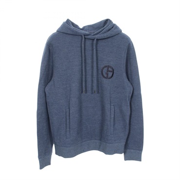 ジョルジオアルマーニ ロゴ刺繍 パーカー 衣料品 トップス レディース