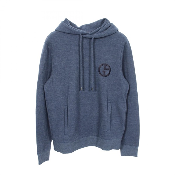 ジョルジオアルマーニ ロゴ刺繍 パーカー 衣料品 トップス レディース