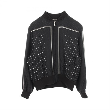 サンローランパリ ドット 中綿 ブルゾン 衣料品 アウター メンズ 663529