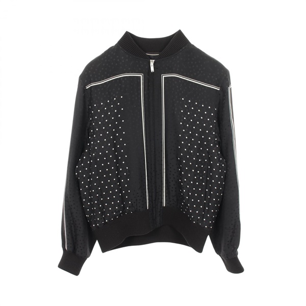 サンローランパリ ドット 中綿 ブルゾン 衣料品 アウター メンズ 663529