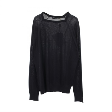 ドルチェアンドガッバーナ スクエアネック ニット 衣料品 トップス メンズ