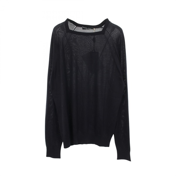 ドルチェアンドガッバーナ スクエアネック ニット 衣料品 トップス メンズ