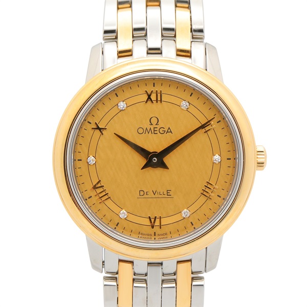 オメガ デ・ビル プレステージ 6Pダイヤ 腕時計 時計 レディース 424.20.27.60.58.004