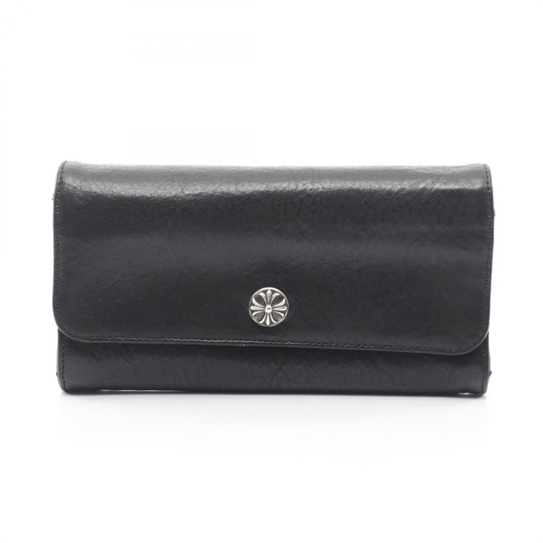 クロムハーツ ジュディ クロスボタン 二つ折り長財布 財布 メンズ