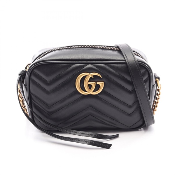 グッチ(GUCCI)グッチ GGマーモント キルティング ミニバッグ 