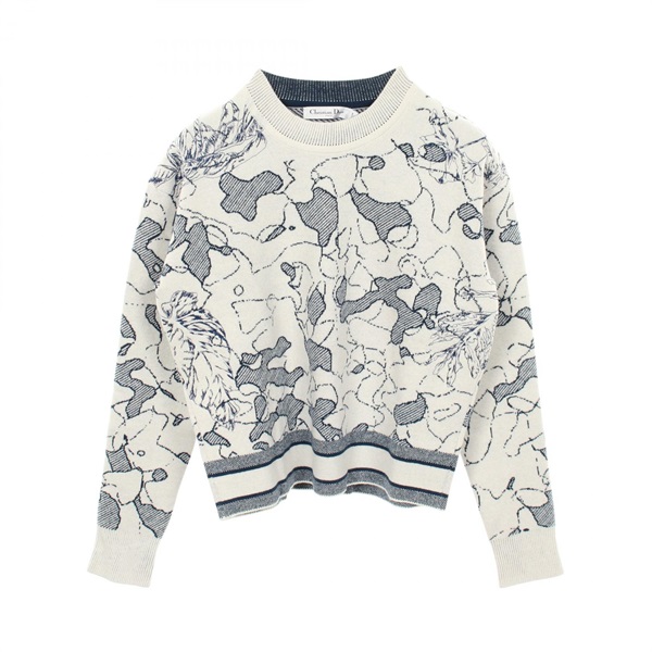 ディオール トワル ドゥ ジュイ エンブロイダリー ニット 衣料品 トップス レディース