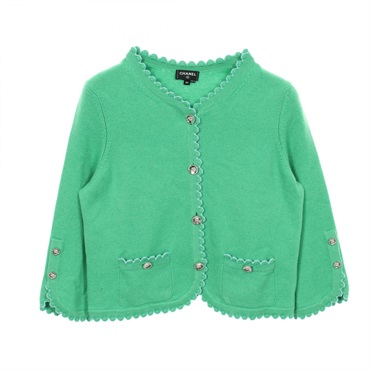 シャネル ココマークボタン カーディガン 衣料品 トップス レディース P78338K11387