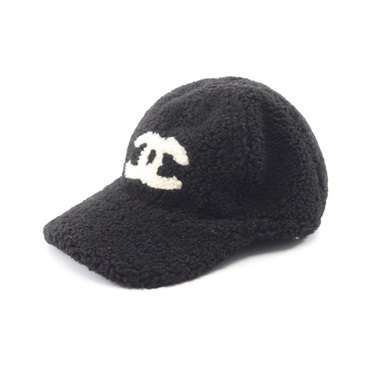 シャネル ココマーク ボア キャップ 帽子 レディース AAB264B21477