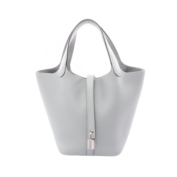 エルメス ピコタンロックPM ブルーグラシエ ハンドバッグ バッグ レディース