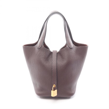 エルメス ピコタンロックPM エクラ   ハンドバッグ バッグ レディース