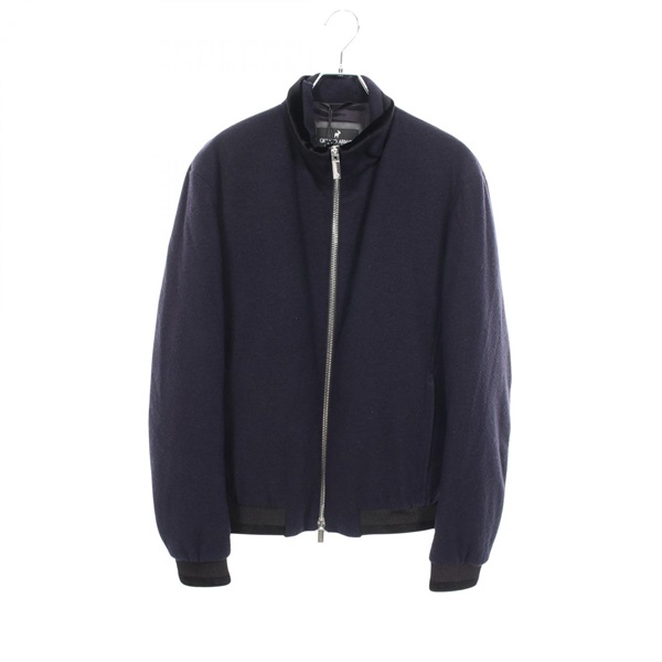 ジョルジオアルマーニ CASHMERE FLAKES EXCLUSIVE EDITION 中綿 ジップアップ ブルゾン 衣料品 アウター メンズ 9WGOB022 J0023