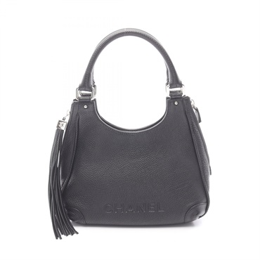 シャネル ロゴ フリンジ ハンドバッグ バッグ レディース A23055
