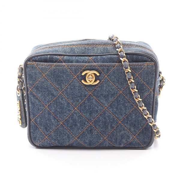 シャネル CHANEL マトラッセ ミニ ショルダーバッグ バッグ レザー レディース ブラック系 【中古】 CHANEL（シャネル） ミニ マトラッセ チェーン ショルダーバッグ