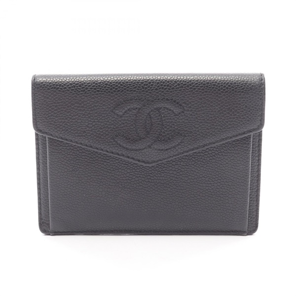 シャネル ココマーク コンパクト ウォレット コインケース 財布 レディース