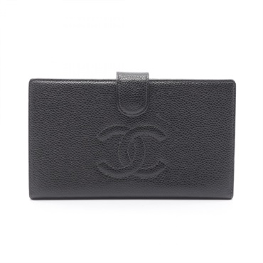 シャネル ココマーク 二つ折り長財布 財布 レディース