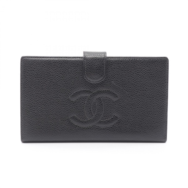 シャネル ココマーク 二つ折り長財布 財布 レディース