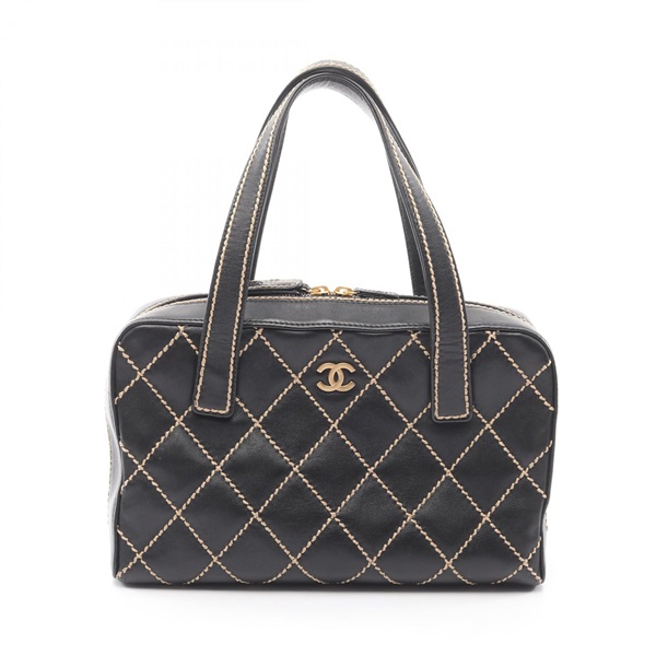 シャネル ワイルドステッチ ハンドバッグ バッグ レディース
