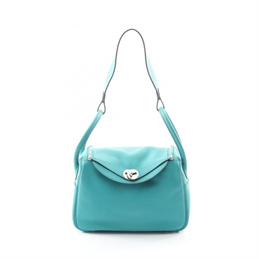 エルメス リンディ26 ブルーパオン ショルダーバッグ バッグ レディース