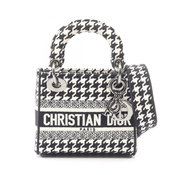 クリスチャンディオール レディディオール ミニ 千鳥格子 2WAY ハンドバッグ バッグ レディース M0500BZAF-M911