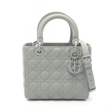 ディオール LADY DIOR ミディアム カナージュ 2WAY ハンドバッグ バッグ レディース