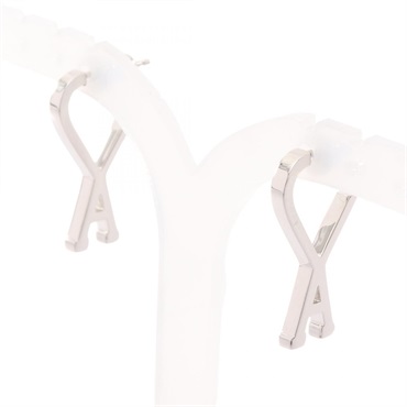 アミ ハートロゴ フープ ピアス ジュエリー レディース UJW924.361900