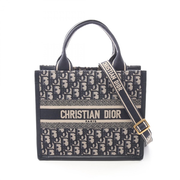 ディオール BOOK TOTE ブックトート スモール オブリーク 2WAY トートバッグ バッグ レディース M1325CZBB