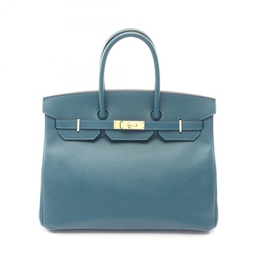 エルメス バーキン35 マラカイト ハンドバッグ バッグ レディース