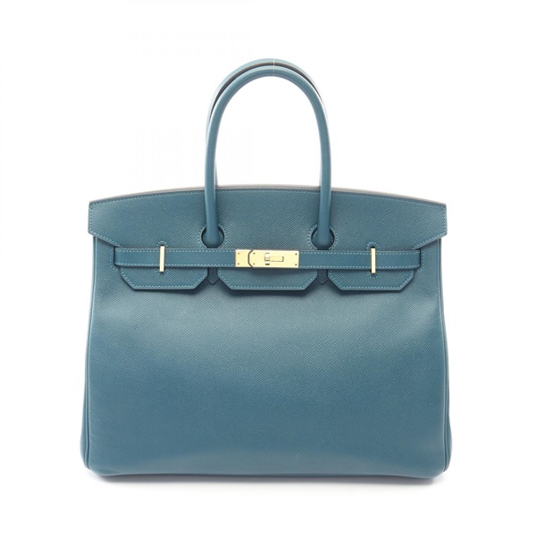 エルメス バーキン35 マラカイト ハンドバッグ バッグ レディース